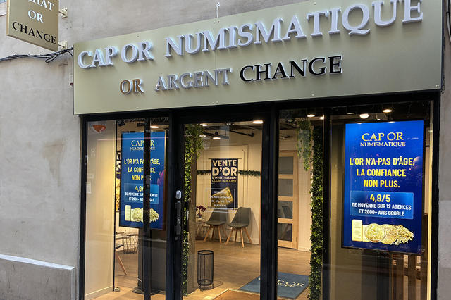 Cap Or numismatique Narbonne • rachat d'or et vente d'or à Narbonne, argent, platine, pièces de monnaie, lingots ( ®cap or narbonne)