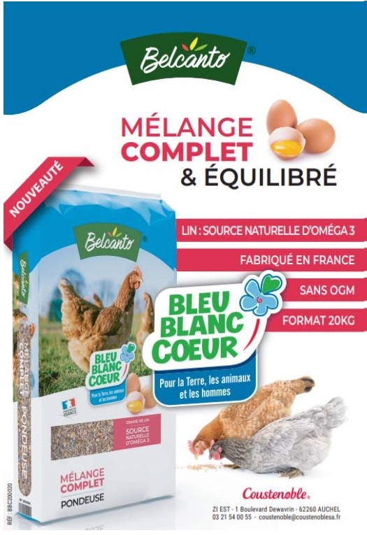 Mélange poule ardennes - JMT Alimentation Animale