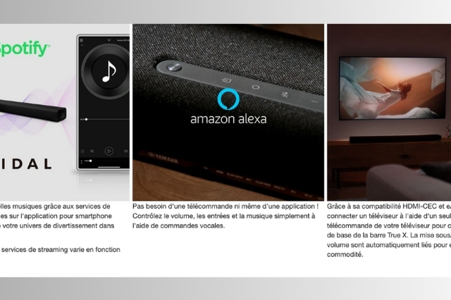 HOME CINEMA True X chez Connecté!  : le nouveau système home-cinema modulaire et polyvalent de Yamaha Le système True X de Yamaha se compose d’...