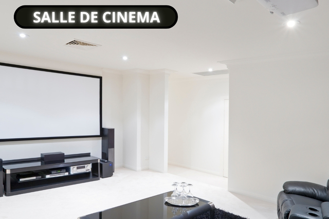 SALLE DE CINEMA -SALLE DE VIDEO PROJECTION Bureau ..Chez Connecté! PERPIGNAN