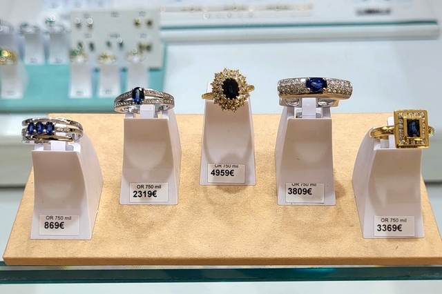  Bagues Saphir Diamants,Bijouterie D’ores et déjà Perpignan