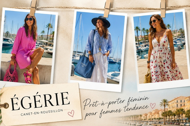 Egérie Canet en roussillon • boutique de mode femme avec des vêtements de marque luxe et tendance 