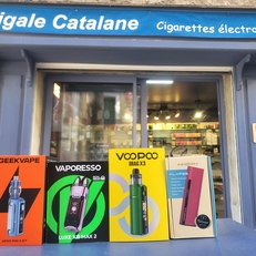 cigarette électronique de Vaporesso, geek vape, voopoo, innokin chez Chez La cigale catalane Céret, Le Boulou, Saint jaen pla de corts, Amélie le...