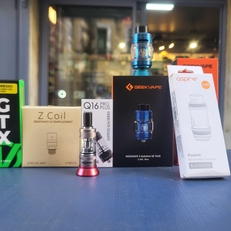 Résistances et clearomiser de Vaporesso, geek vape, voopoo, innokin, eleaf, aspire, justfog, joytech Chez La cigale catalane Céret, Le Boulou, Sai...