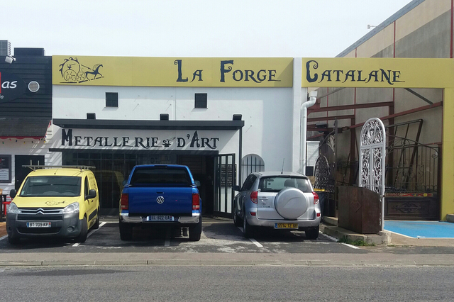 La Forge Catalane Perpignan réalise également des travaux de ferronnerie d'art, de forge, de serrurerie au Mas Guérido Cabestany (® SAAM-David Gontier)