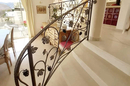 Escalier en fer sur mesure Perpignan réalisée par La Forge Catalane du Mas Guérido de Cabestany (® la forge catalane)