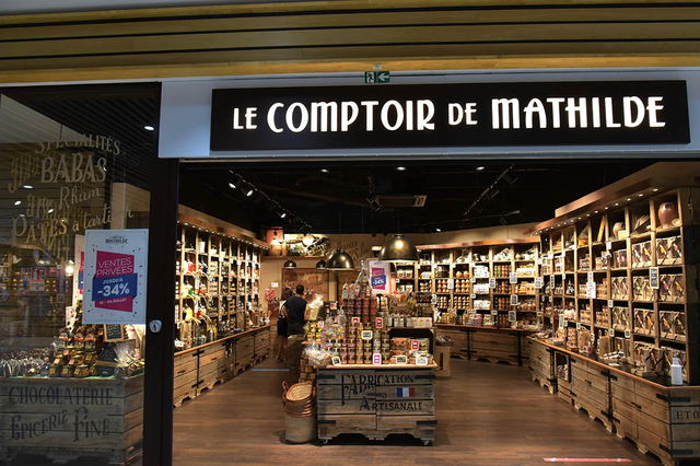 Le Comptoir de Mathilde à Claira propose des produits gourmands, chocolats et épicerie fine. (® SAAM S .Delchambre)