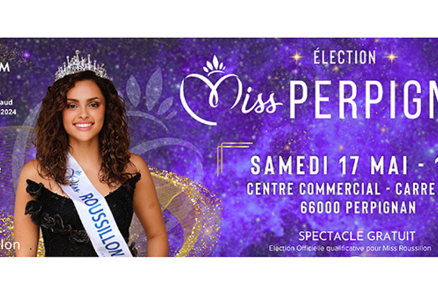 Carré d'Or Perpignan annonce l'élection de Miss Perpignan 2025 samedi 17 mai à 14h
