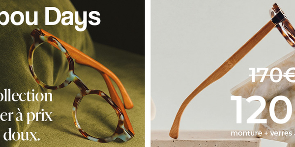 Acuitis Perpignan • Opticien • montures de la gamme BAMBOU