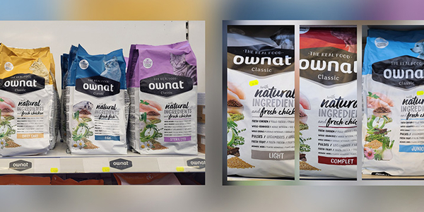 Cash Graines Perpignan vend les croquettes naturelles Ownat .