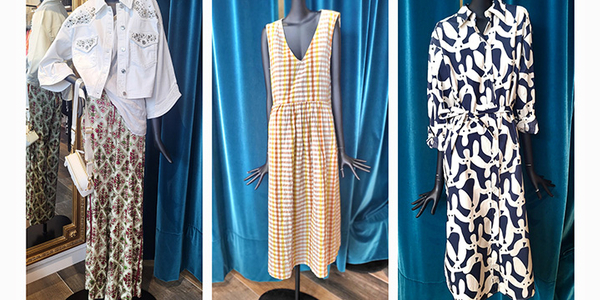 Boutique Egérie Canet en Roussillon met en avant la collection Printemps-Été 2025.