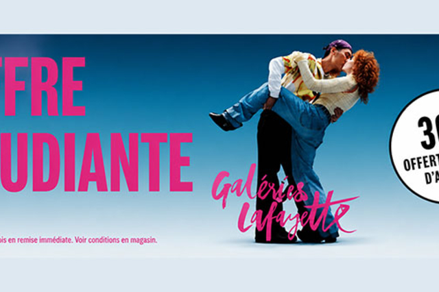 Galeries Lafayette Perpignan : promotion de son offre pour les étudiants