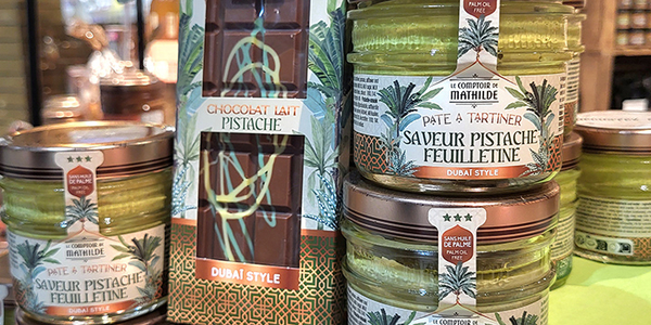 Chocolat Dubaï à Perpignan chez Comptoir de Mathilde Perpignan Claira.
