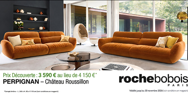 Roche Bobois Perpignan : découvrez les créations Automne-Hiver 2026