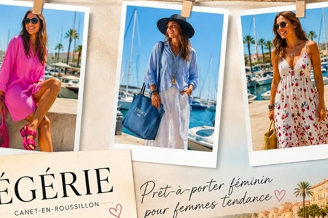 Soldes d'été de Egérie à Canet Plage.