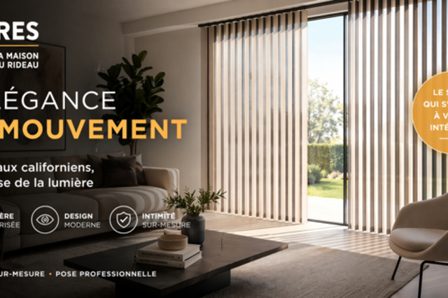 Store sur mesure à Perpignan chez Stores by la Maison du Rideau