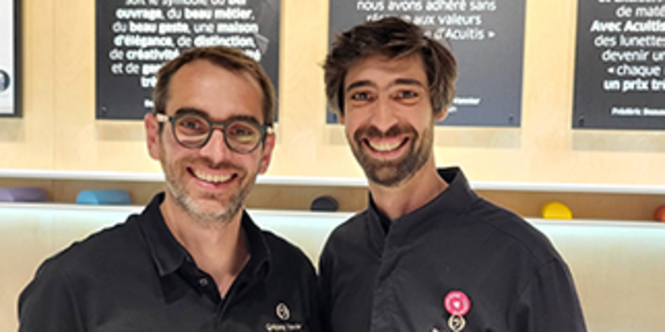 Acuitis Perpignan Polygone dirigé par l'opticien Raphaël Mazro et l'audioprothésiste Grégory Vannier
