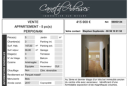 Appartement luxe Perpignan centre-ville par Carnet d’adresses Immobilier Perpignan