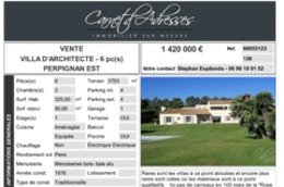 Maison contemporaine Perpignan sur parc par Carnet d’adresses Immobilier