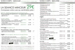 Passage Bleu Perpignan Institut de Beauté propose ses tarifs 2016 Passage Bleu Perpignan Institut de Beauté propose ses tarifs 2016