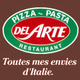 Logo de Pizza del Arte sur le boulevard Desnoyes dans le quartier Bas Vernet de Perpignan.